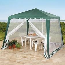 8x8 Screened Gazebo Big Tent Bug Fly Proof Net Zippered Door Opening Outdoor New Screened Gazebo Patio Canopy Gazebo