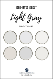 Behr S 6 Best Light Gray Paint Colours