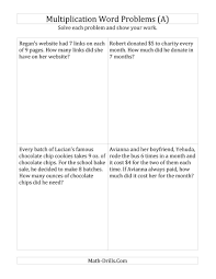 Pin By Valarie Barkley On Math Games Multiplication Word Problems Word Problems Integers Word Problems