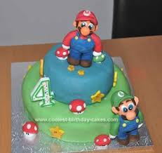 Boys birthday cakes, from young boys to men amazing designs, great tasting cake, by fun cakes. Coolest Homemade Mario Brothers Cakes
