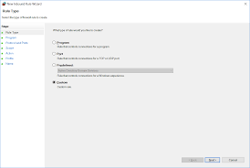 Image result for windows firewall inbound rule