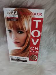 If your hair is dark and you want to be blonde, one method is to lighten your overall color to a medium or dark blonde and then add light highlights. Tovchcolor Hair Dye Gold Yellow 7 33 Delomall S A