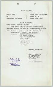 Motion to subpoena witnesses]