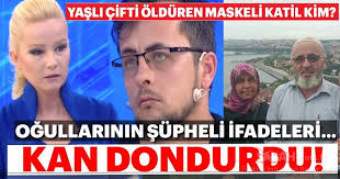 Kendisinin öldürdüğünü zannetmiyorum ama katilleri biliyor. Son Dakika Haber Muge Anli Cinayet Dugumunu Cozuyor Yasli Cifti Olduren Maskeli Katil Kim Ogullarinin O Ifadeleri Sayfa 6 Son Dakika Haberler