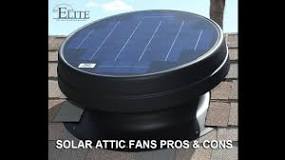 Solar Attic Fans Pros & Cons - Elite Solar Lighting & Fans