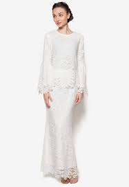 Selain mempercantik penampilan, baju satu ini dapat memancarkan rasa percaya diri yang tinggi bagi pemakainya. Full Flower Lace Flare Sleeve Kurung Lace Wedding Dress Vintage Muslimah Wedding Dress Wedding Dresses Lace