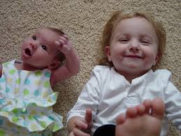 Sisters... being silly