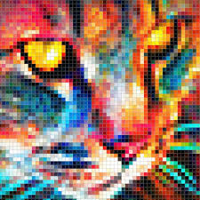 Vous êtes au bon endroit, que ce. Tableau Pixel Art Chat Pixitlab