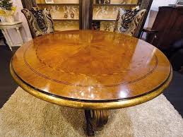 Select from round, oval, rectangular, and extension dining tables; Round Table For Classic Dining Rooms Idfdesign
