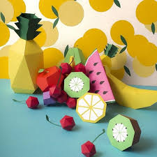 Makemylemonade S Photo On Instagramwidget Paper Fruit Paper Sculpture Paper Crafts
