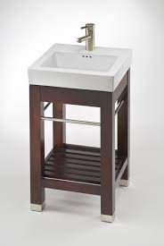 It is so fancy to have bathroom vanity with narrow depth in small bathrooms. 17 9 Inch Modern Console Small Bath Vanity With Sink