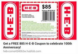 Check spelling or type a new query. Heb Coupon Being Shared On Social Media Is A Fake