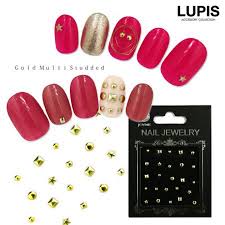ゴールドマルチスタッズシール Nail 簡単 裏面シール付 ネイルパーツ