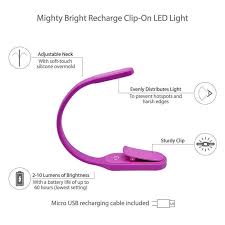 Mighty Bright 47013 Recharge Led Book Light Purple Book Lights Led Light