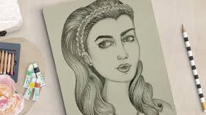 Follow this channel and learn how to draw and paint! How To Draw A Beautiful Girl Girl Drawing Easy Cute Girl Drawing Youtube