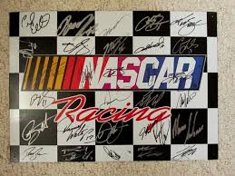 With races postponed, nascar drivers sign digital autographs for fans. Wow Nascar 30 Driver Autographed Sign Nex Tech Classifieds