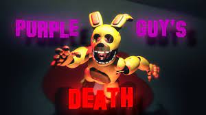 Purpleguy, also known as purple guy, is an unlockable character added to the 1.20 update for fnaf world. Fnaf Sfm Purple Guy S Death Youtube