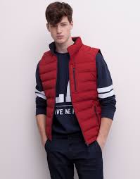 Fleece Lined Gilet With Hood Jackets Man Pull Bear Spain Daunenweste Weste Jungs