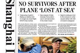 Check our headlines covering the nation and the world. Angry China Demands Malaysia Hand Over Mh370 Evidence Newspaper Front Pages Malaysia Airlines Headlines