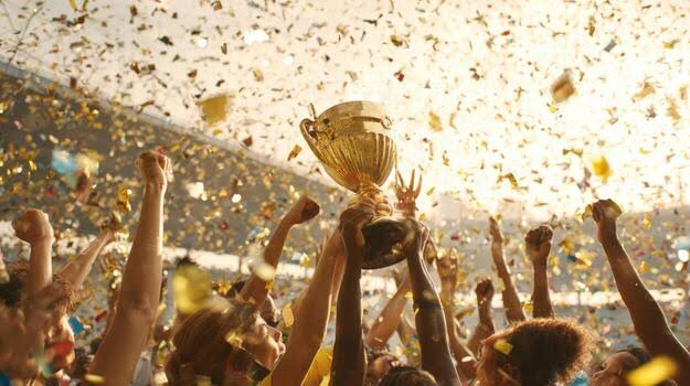 Celebrating Victory