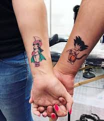 De Dragon Ball Z On Instagram Be A Super Saiyan Follow Dedragonballz Dragonball Dedragonballz Z Tattoo Dragon Ball Tattoo Matching Couple Tattoos
