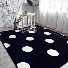Mat Rug Clipart Black And White Ukeler Black And White Children Crawling Mat Non Slip Thicken Washable Carpet For Nursery Room 59 X74 8 Polka Dot 1 Review Polka Dot Rug Kids Rugs Classroom Rug