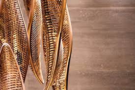 迁徙的鱼群 深湾一号深湾会吊挂艺术品设计 aart一间宅艺术 hanging art sculpture art art design