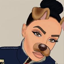 Image Result For Snapchat Filter Cartoon Raparigas Anime Papel De Parede Galaxia Anime