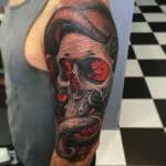 Le top 50 des plus beaux tattoo catrina. Significations Tatouage Tete De Mort Mexicaine Top90 Idees