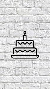 Birthday Cake Icons Birthday Instagram Highlight Cover Black Birthday Cake Ideias Instagram Icones Do Instagram Icones De Destaque Do Instagram
