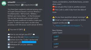 The best crypto trading platform on our list would be binance, it's also the largest exchange at the time of writing. Scam Alert Bitcoin Cryptocurrency Giveaway Scams On Discord Trend Micro News