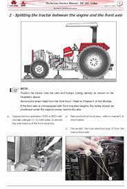 Massey Ferguson Mf 445 460 465 475 Tractor Service Manual Tractors Massey Ferguson Hydraulic Systems