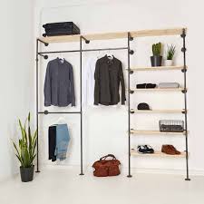 Wenn man ein regal selber bauen möchte, kommt es auf die richtige planung und vorbereitung an. Offener Kleiderschrank Industrial Design Garderobe Online Kaufen