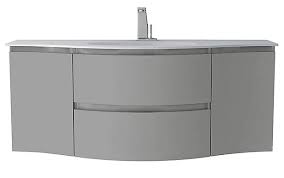 Avec ces éléments décoratifs, vous pouvez très facilement habiller le chant de vos meubles de cuisine ou de votre plan de travail. Meuble Sous Vasque Cooke Lewis Gris Clair Vague 138 Cm Complement Gauche Et Droit Plan Vasque En Resine Castorama