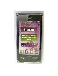 Biglietto Auguri Musicale Verticale Lo Apri E Ti Augura Buon Compleanno Con Il Tuo Nome Stefania