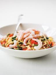 Pates Fraiches Aux Poivrons Et Aux Crevettes Nordiques Ricardo Recipe Stuffed Peppers Pasta Dishes Pasta