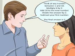 See full list on wikihow.com Mit Mathematik Gedanken Lesen Mathe Trick Wikihow