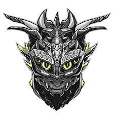 mt09 dragon night fluo sticker by bes sna white background 3 x3 motorcycle stickers bike stickers motorcycle logo