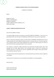 34 Free Business Introduction Letters (Pdf & Ms Word) ᐅ Templatelab