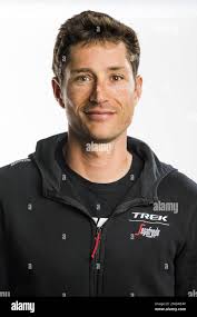 Australian Will Clarke of Trek-Segafredo poses for the photographer at the  team presentation ahead of