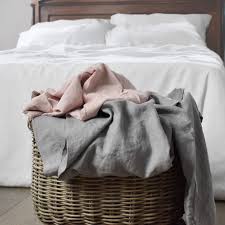 A linen laundry session starts with the right tools! Still White Linen Duvet Cover Set White Linen Duvet Covers Grey Linen Bedding Linen Duvet Covers