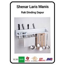 Mempunyai rak piring gantung di rumah merupakan hal yang wajib kalian miliki saat ini. Slm Diy Rak Dinding Dapur Aluminium Ukuran Besar Shenar Rak Diy Rak Dapur Gantung Tempat Bumbu Shopee Indonesia