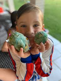 Air dry clay dragon egg crafts for kids