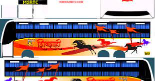 Latest Msrtc Shivshahi Livery Download Livery Here In 2021 Bus Games School Bus Games Mercedes Bus