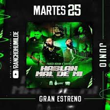 Aucun résultat trouvé pour : Hablan Mal De Mi Sertres Ft Fuerza Regida 2019 Exclusivo By Dearcos Music