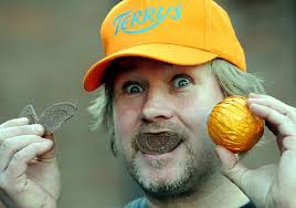 Terry's chocolate orange eating record attempt
