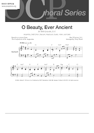Late have i loved you, o beauty ever ancient and ever new! Hymn O Beauty Ever Ancient Sheet Music Pdf Free Score Download