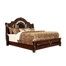 What are the features of california king headboards? Buy Bowery Hill California King Bed In Brown Cherry Online In Turkey B07cylxmmk