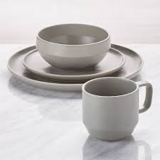 Page 6 | choose from fine bone china, porcelain or stoneware dinnerware sets. Visto 4 Piece Grey Stoneware Dinnerware Set Reviews Crate And Barrel Stoneware Dinnerware Stoneware Dinnerware Sets Ceramic Dinnerware Set