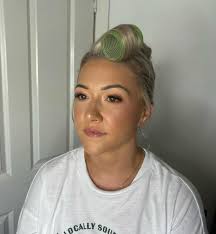 Ellie the little dream 😍 absolutely stunning face to paint!! 🫶🏻 blush  pinks to go with her ourfit for a wedding 💕